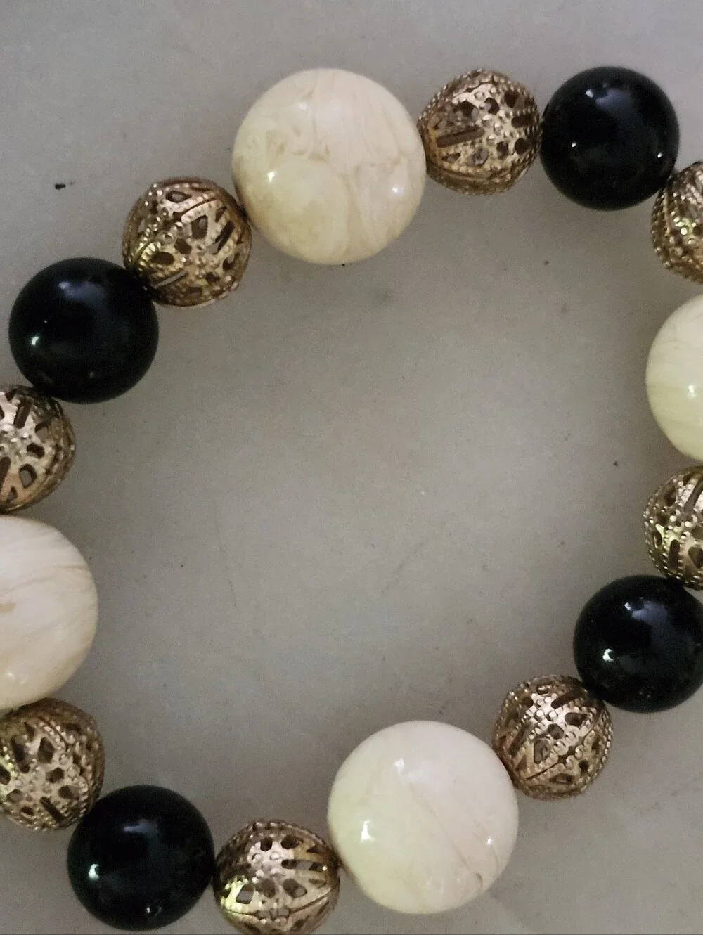 Set Of 4 Assorted Beaded Bracelets-fun Styles & Colors!